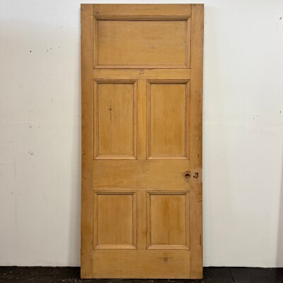 Antique Stripped 5 Panel Door 217.5cm x 97cm