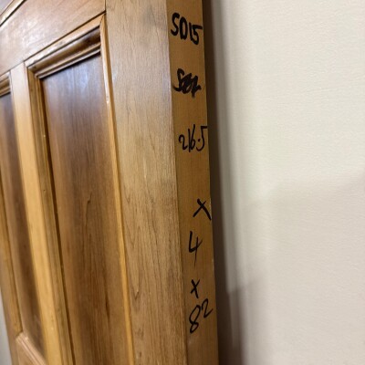 Antique 5 Panel Stripped Door 216.5cm x 82cm