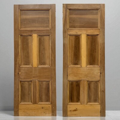 Antique 5 Panel Stripped Door 216.5cm x 82cm