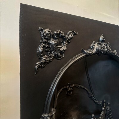 Antique Ornate Victorian Cast Iron Insert