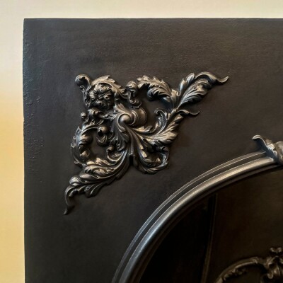 Antique Ornate Victorian Cast Iron Insert
