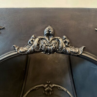 Antique Ornate Victorian Cast Iron Insert