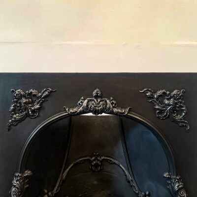 Antique Ornate Victorian Cast Iron Insert