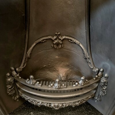 Antique Ornate Victorian Cast Iron Insert