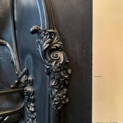 Antique Ornate Victorian Cast Iron Insert