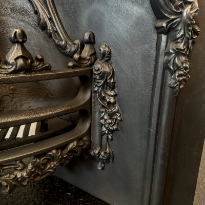 Antique Ornate Victorian Cast Iron Insert