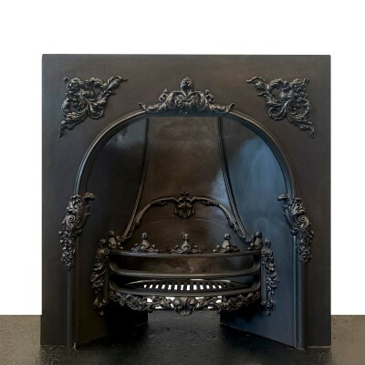 Antique Ornate Victorian Cast Iron Insert