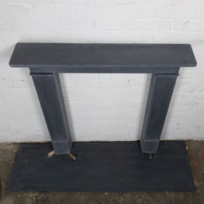 Late Georgian/Victorian Style Natural Slate Chimneypiece