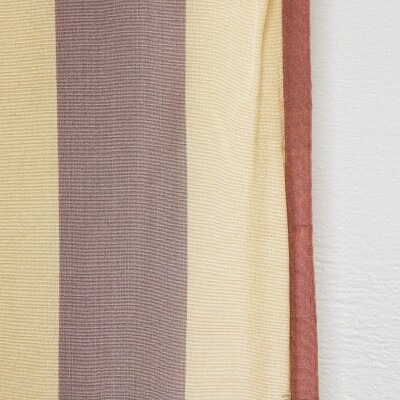 Reclaimed Long Brushed Silk Striped Curtains (295cm drop)