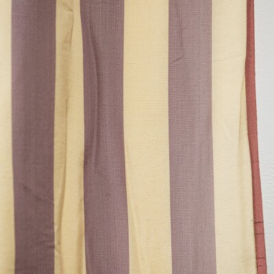 Reclaimed Long Brushed Silk Striped Curtains (295cm drop)