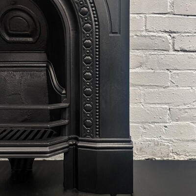 Antique Victorian Combination Cast Iron Fireplace