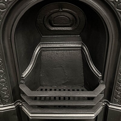 Antique Victorian Combination Cast Iron Fireplace