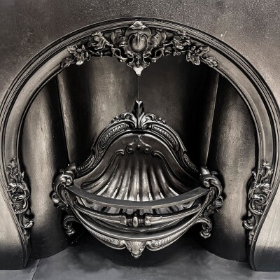 Reclaimed Victorian Style Cast Iron Insert