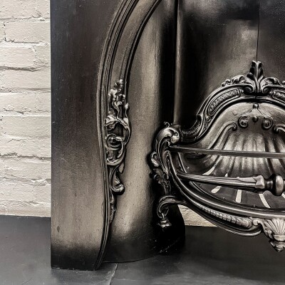 Reclaimed Victorian Style Cast Iron Insert