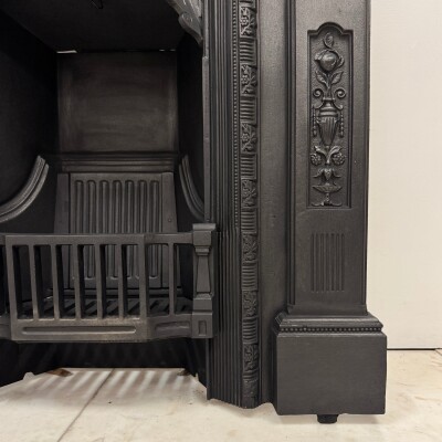 Antique Cast Iron Combination Fireplace