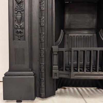 Antique Cast Iron Combination Fireplace