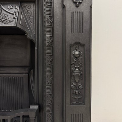 Antique Cast Iron Combination Fireplace
