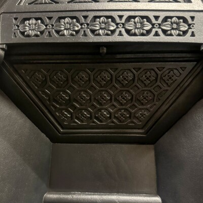 Antique Victorian Tiled Fireplace Insert
