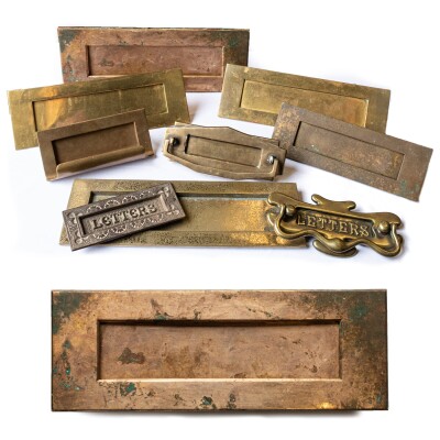 Antique and Reclaimed Brass Letterboxes
