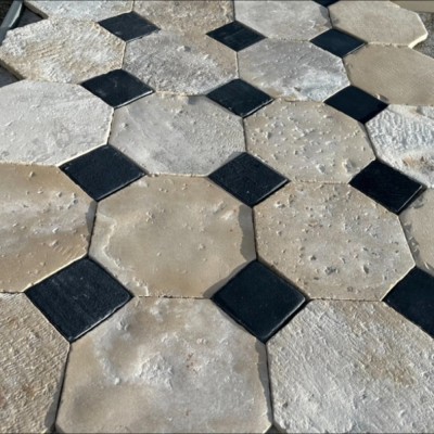 Antique French Cabochon Flooring 