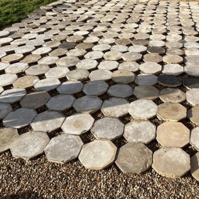Antique French Cabochon Flooring 