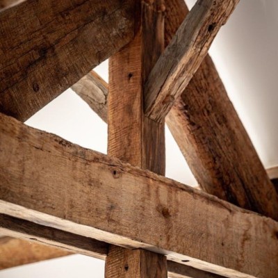 Historisch Hout offers a wide range of authentic old oak beams from a large stock. POA