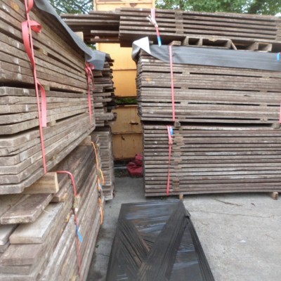 Reclaimed Kerruing boards / Decking / Bridges / Garden works / Marine work