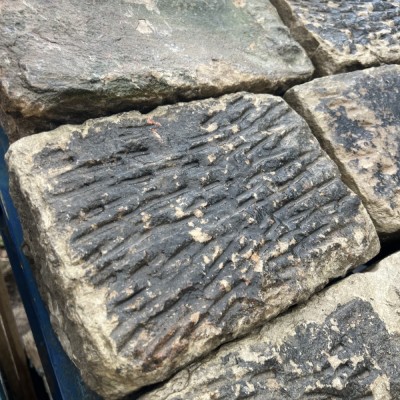 Reclaimed Punch Face Stone - Backed Off and Ready to Use
