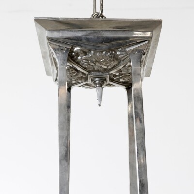 Antique French Art Deco Célestin Jamain Glass Chandelier | Frontisi