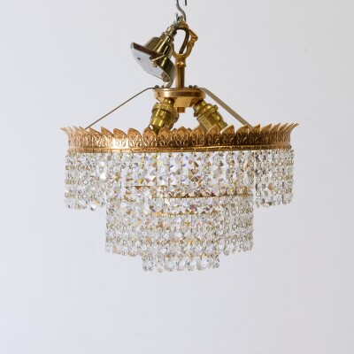 Pretty French Crystal Chandelier