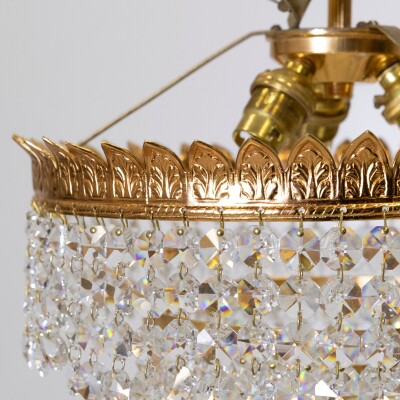 Pretty French Crystal Chandelier