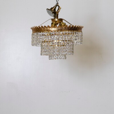 Pretty French Crystal Chandelier