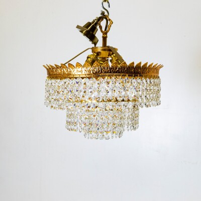 Pretty French Crystal Chandelier