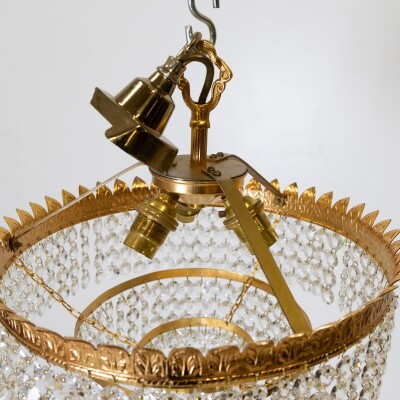Pretty French Crystal Chandelier