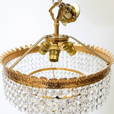 Pretty French Crystal Chandelier