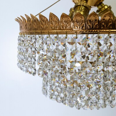 Pretty French Crystal Chandelier