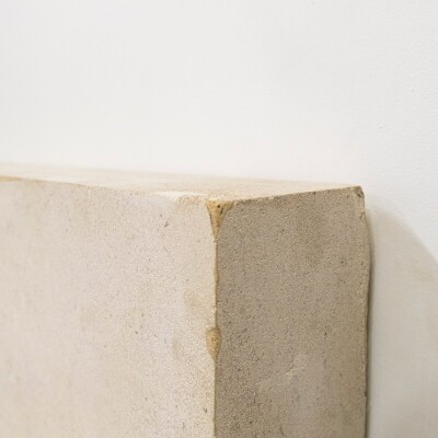 Antique Gothic Revival Bath Stone Fireplace Surround