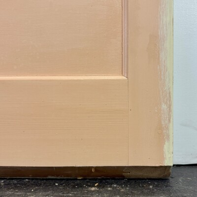 Reclaimed Mid-Century 1950s Four Panel Door 198.5cm x 60.5cm