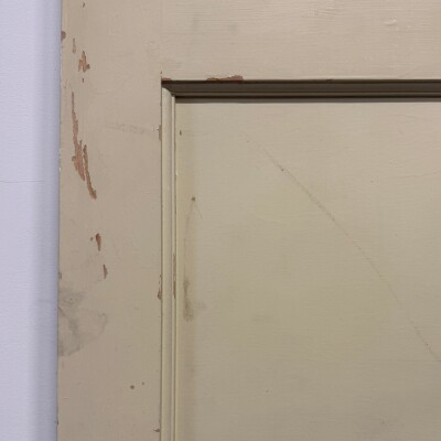 Reclaimed Mid-Century 1950s Four Panel Door 198.5cm x 60.5cm