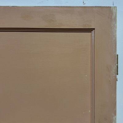 Reclaimed Mid-Century 1950s Four Panel Door 198.5cm x 60.5cm