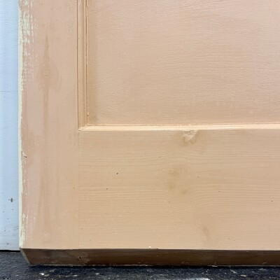 Reclaimed Mid-Century 1950s Four Panel Door 198.5cm x 60.5cm