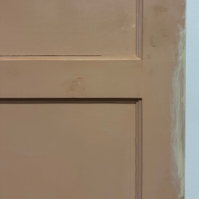 Reclaimed Mid-Century 1950s Four Panel Door 198.5cm x 60.5cm