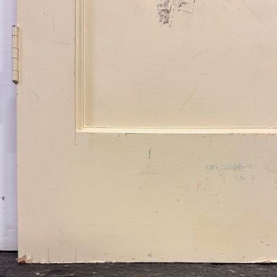 Reclaimed Mid-Century 1950s Four Panel Door 198.5cm x 60.5cm
