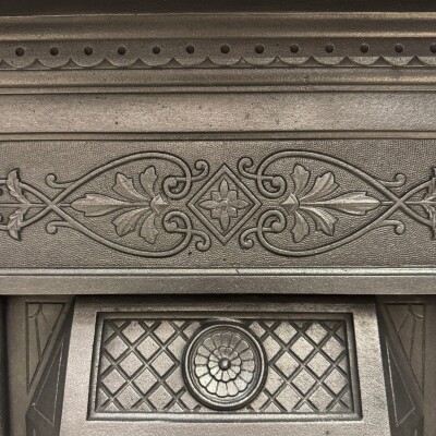 Antique Cast Iron Combination Fireplace