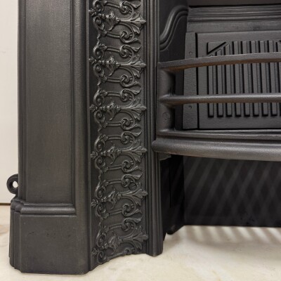 Antique Cast Iron Combination Fireplace