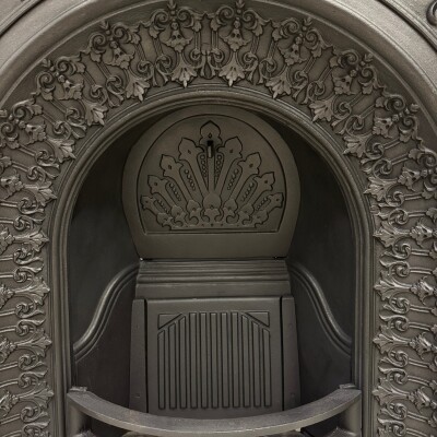 Antique Cast Iron Combination Fireplace