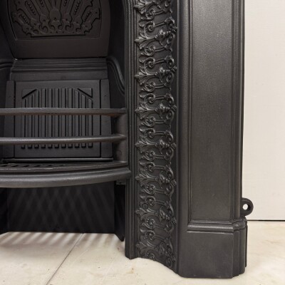 Antique Cast Iron Combination Fireplace