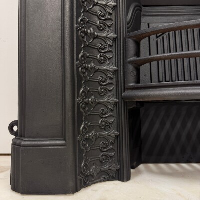 Antique Cast Iron Combination Fireplace
