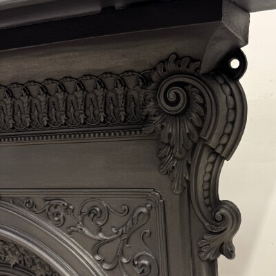 Antique Cast Iron Combination Fireplace