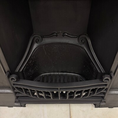 Antique Cast Iron Combination Fireplace